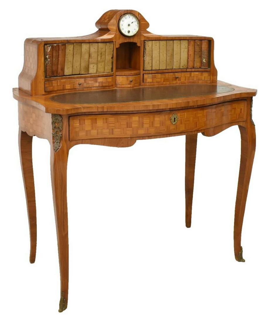 FRENCH LOUIS XV STYLE PARQUETRY BONHEUR DU JOUR (1 of 4)
