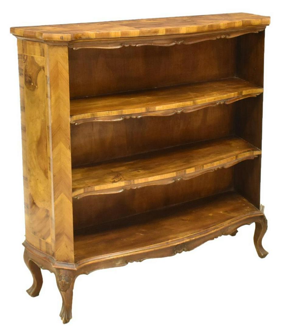 VENETIAN FIGURED PATCHWORK HALL BOOKCASE (1 of 4)