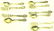 664: AMERICAN ART NOUVEAU UNGER BROS STERLING FLATWARE