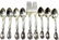 825: ART NOUVEAU UNGER BROS LA FANTASIE STERLING SPOONS