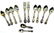 833: AMERICAN ART NOUVEAU STERLING UNGER BROS SPOONS