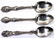833: AMERICAN ART NOUVEAU STERLING UNGER BROS SPOONS - 3