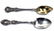 833: AMERICAN ART NOUVEAU STERLING UNGER BROS SPOONS - 4
