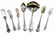 847: LOT AMERICAN ART NOUVEAU STERLING SERVING ARTICLES