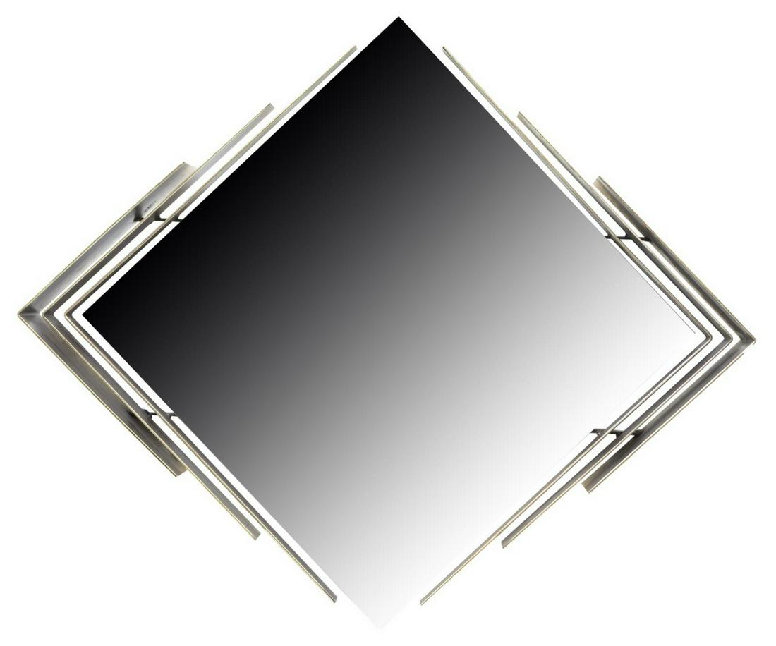 MODERNIST CURTIS JERE BRASS FRAME WALL MIRROR (1 of 3)