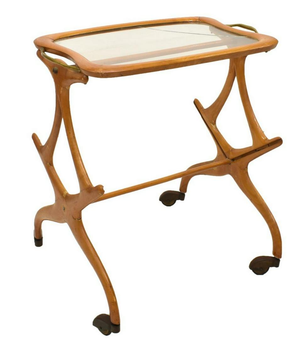 ITALIAN MID-CENTURY MODERN MAGAZINE/ SERVICE CART (1 of 2)