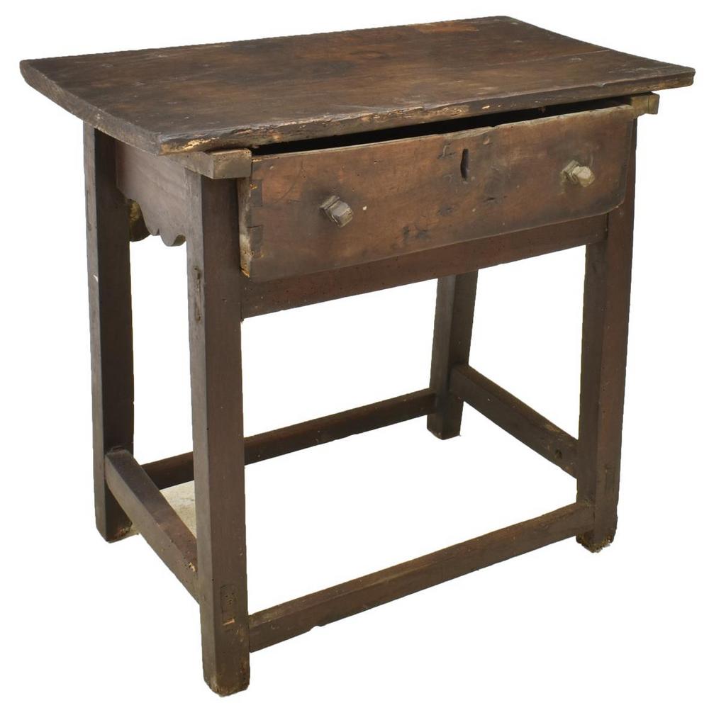 RUSTIC SPANISH LOW TABLE, 18TH C. (1 of 5)