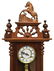 TIME MFG. CO. REGULATOR WALL CLOCK HORSE CREST - 2