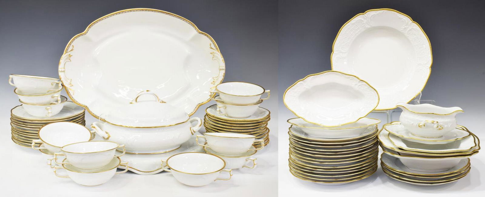 (60) ROSENTHAL DINNER SERVICE & LIMOGES TRAY (1 of 11)