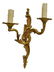 (3) FRENCH LOUIS XV STYLE TWO-LIGHT WALL SCONCES - 2