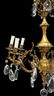 ITALIAN GILT METAL & CRYSTAL NINE-LIGHT CHANDELIER - 2
