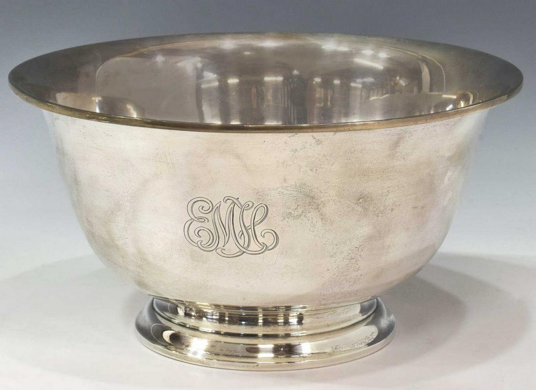 AMERICAN WATSON CO. STERLING SILVER REVERE BOWL (1 of 3)