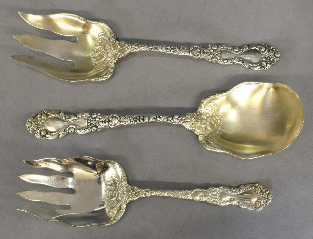 3) GORHAM IMPERIAL CHRYSANTHEMUM 925 SERVICEWARE (1 of 3)