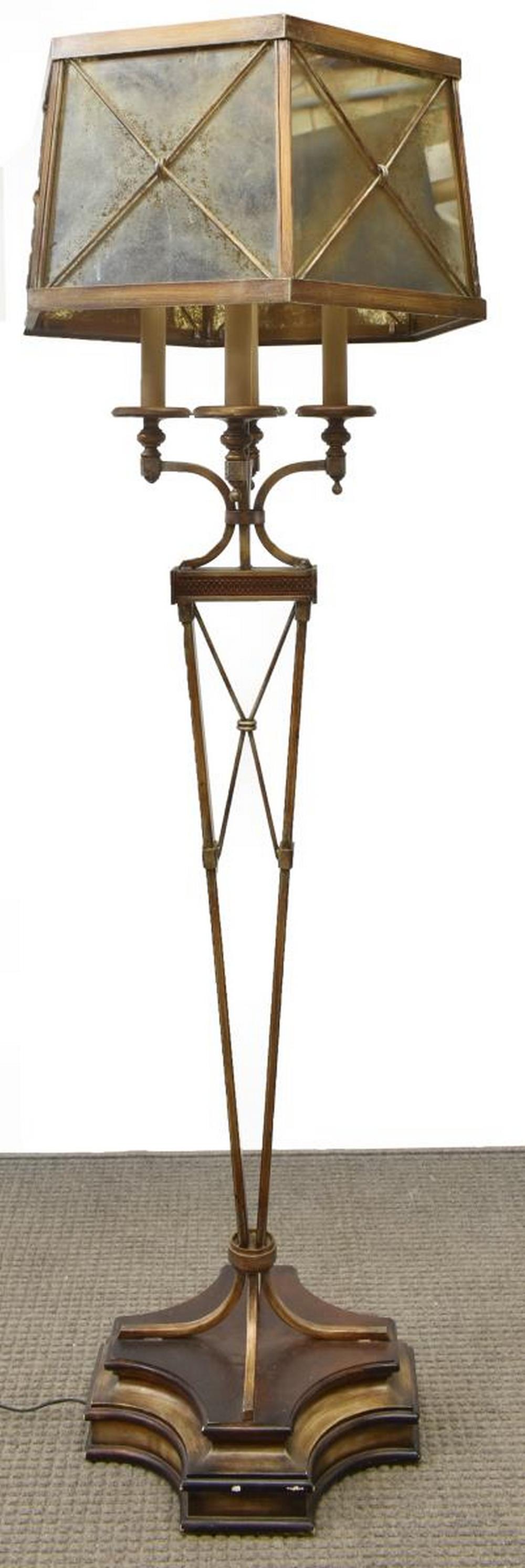 FINE ART LAMPS MIRRORED SHADE 4-LT FLOOR LAMP (1 of 4)