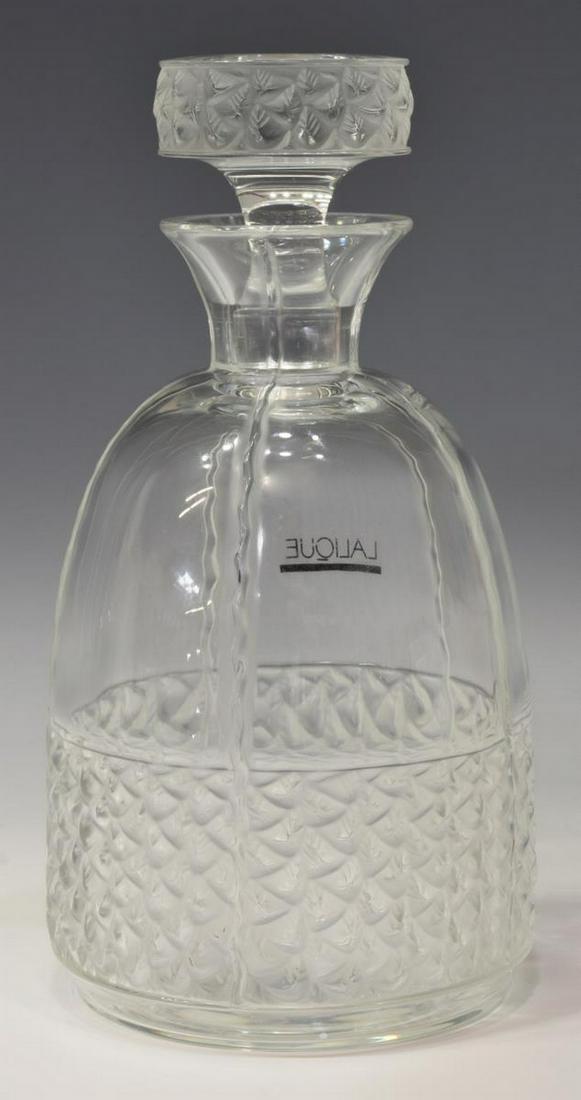 MODERN LALIQUE ART CRYSTAL DECANTER (1 of 4)