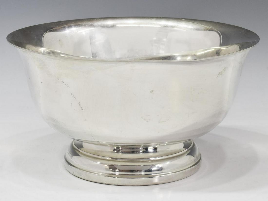 TIFFANY & CO. PEWTER PRESENTATION REVERE BOWL (1 of 4)