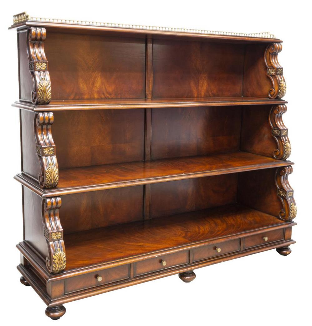 MONARCH CENTURY REGENCY STYLE MAHOGANY BOOKCASE (1 of 4)