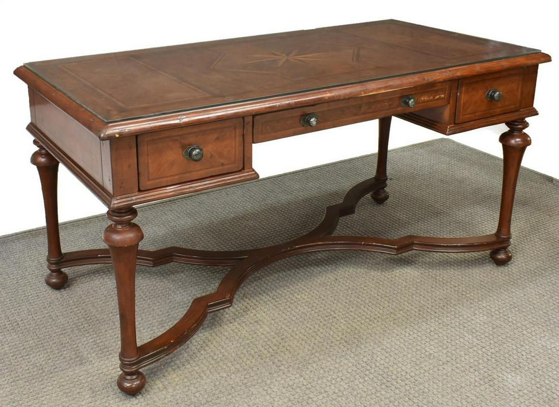 ARTISTICA HOME GLASS-TOP COMPUTER DESK (1 of 4)