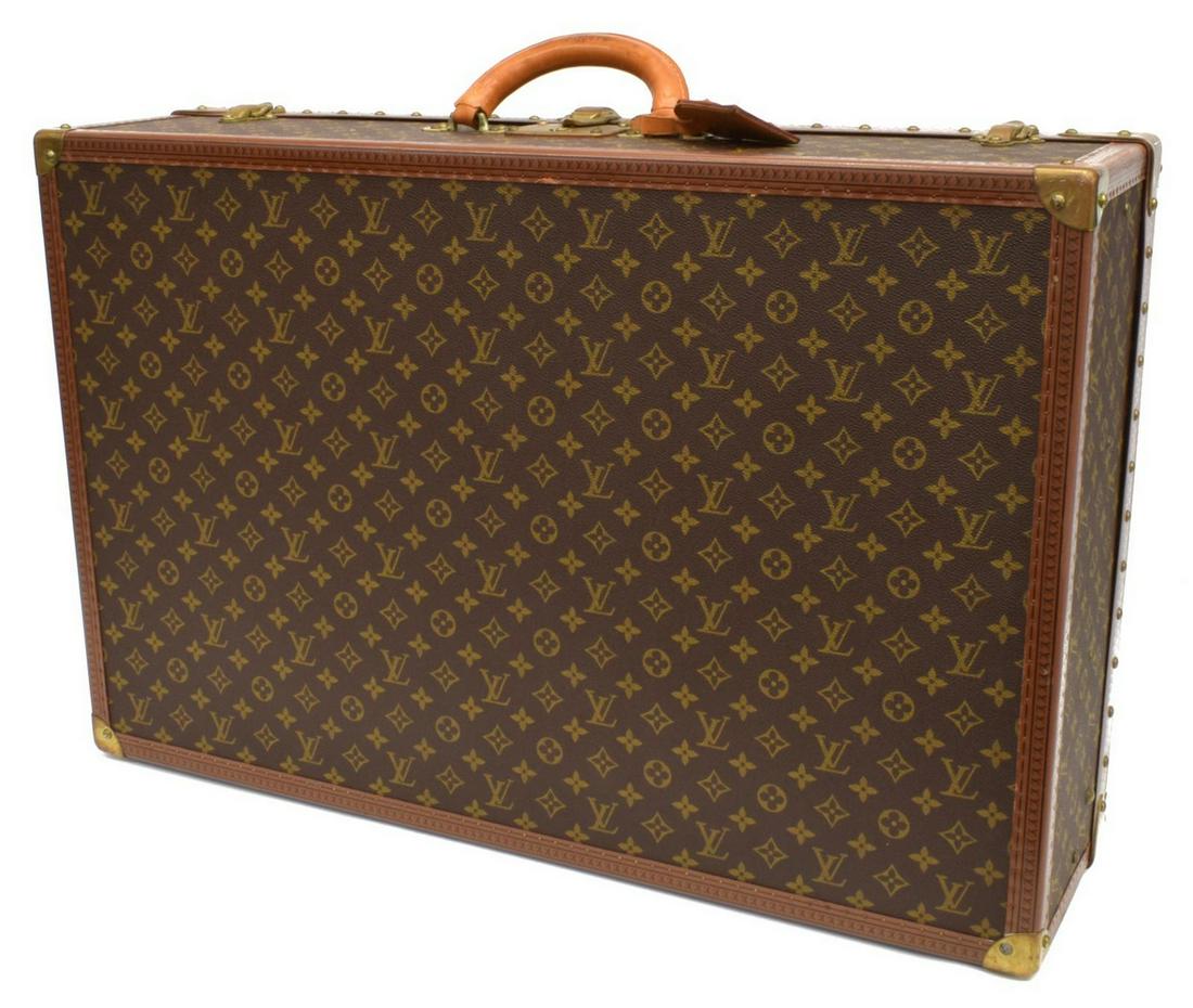 VINTAGE LOUIS VUITTON 'ALZER' HARDSIDED SUITCASE (1 of 9)