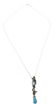 ESTATE TOPAZ, PERIDOT & AMETHYST PENDANT NECKLACE - 4