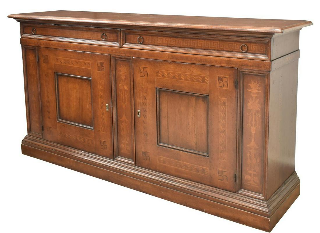 FRENCH MARQUETRY & PARQUETRY WALNUT SIDEBOARD (1 of 5)