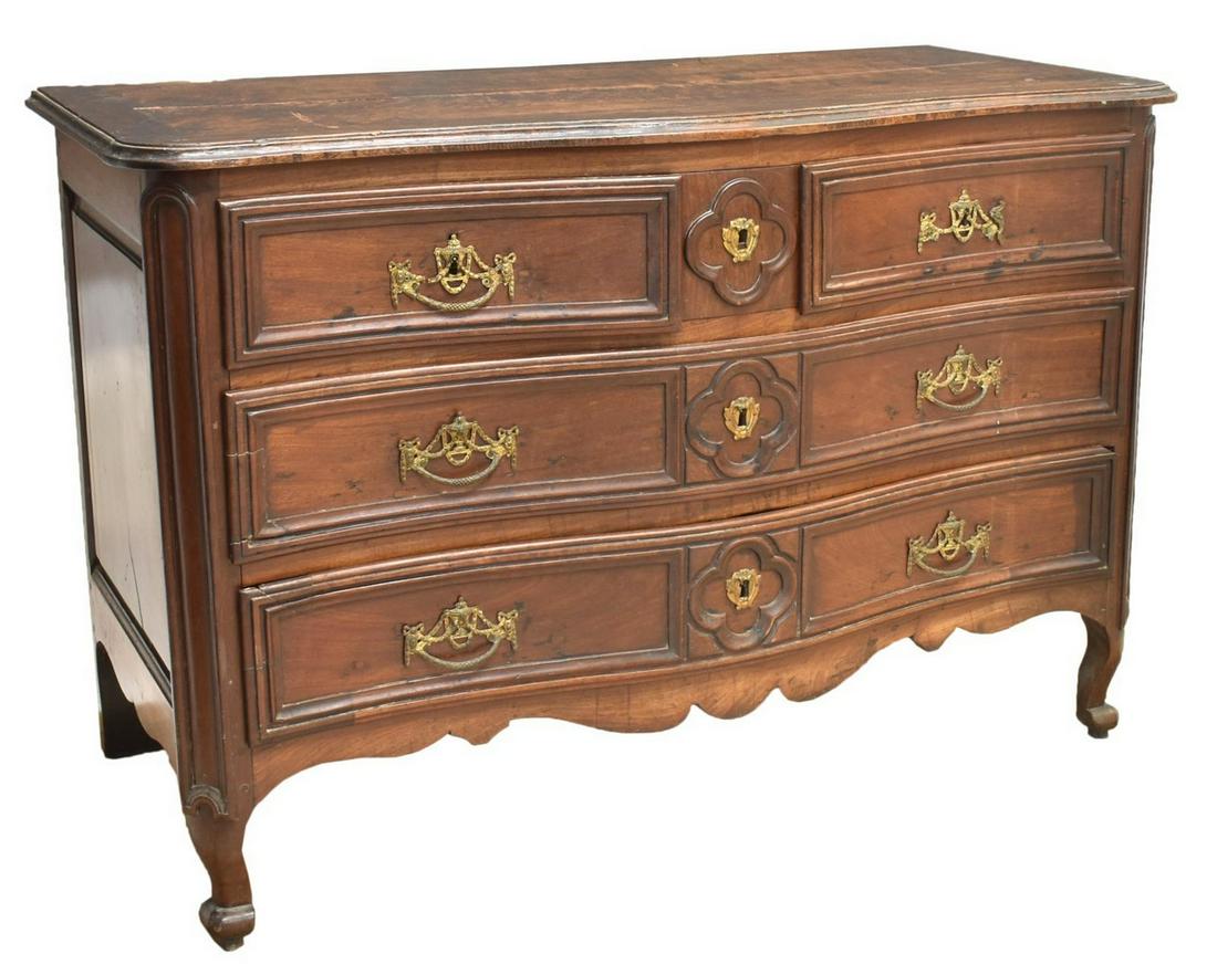 LIEGE PROVINCIAL OAK COMMODE, 18TH C. (1 of 5)