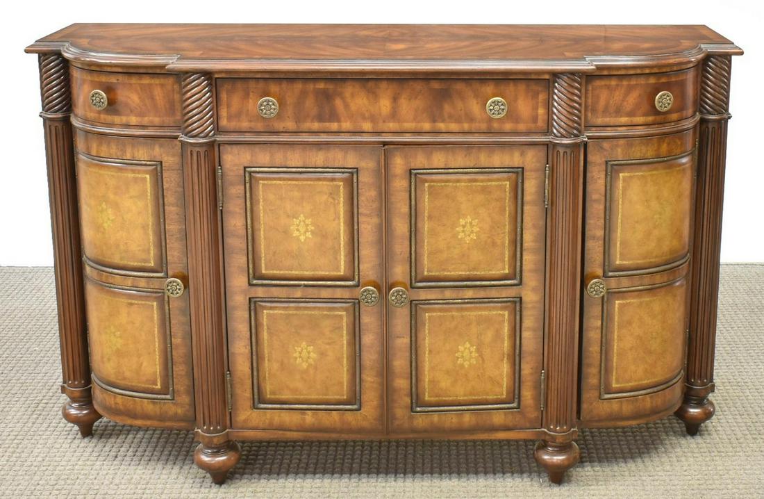 MAITLAND-SMITH MAHOGANY SIDEBOARD LEATHER DOORS (1 of 5)