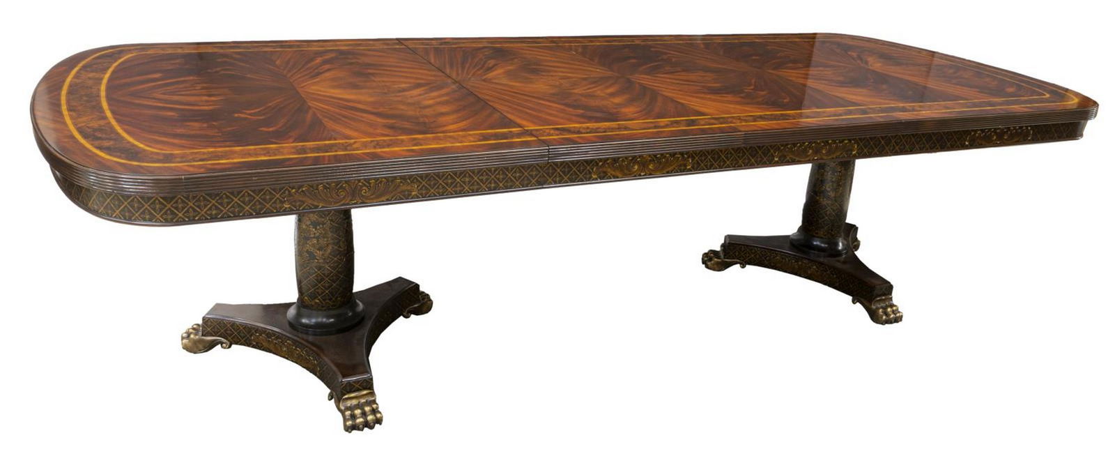 MAITLAND-SMITH MAHOGANY EXTENSION DINING TABLE (1 of 3)