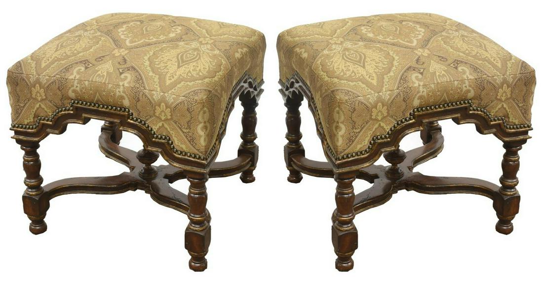 (2) MARGE CARSON 'WESTCHESTER' UPHOLSTERED BENCHES (1 of 3)