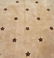 HAND-TUFTED BEIGE STAR RUG, 10'10" X 7'11" - 2