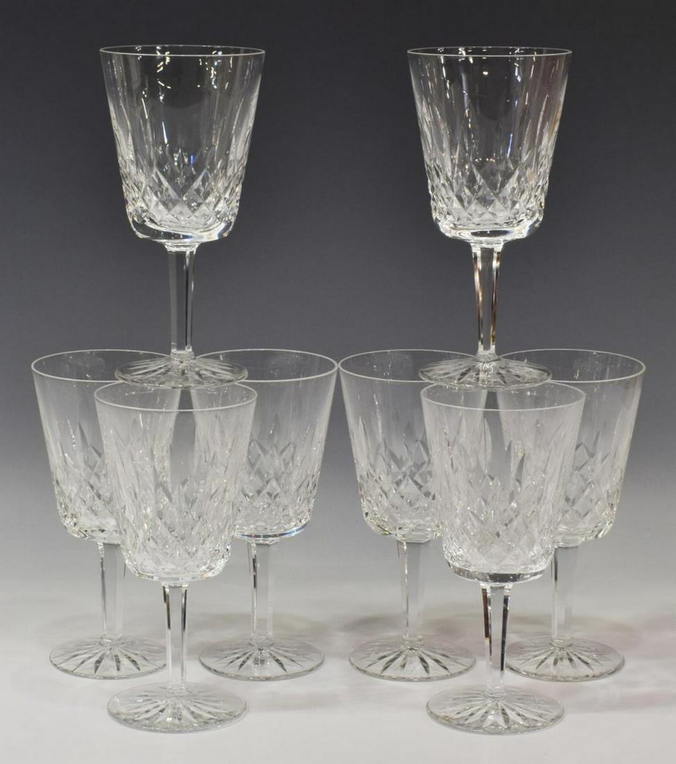 (8) WATERFORD 'LISMORE' CRYSTAL GLASSES (1 of 3)