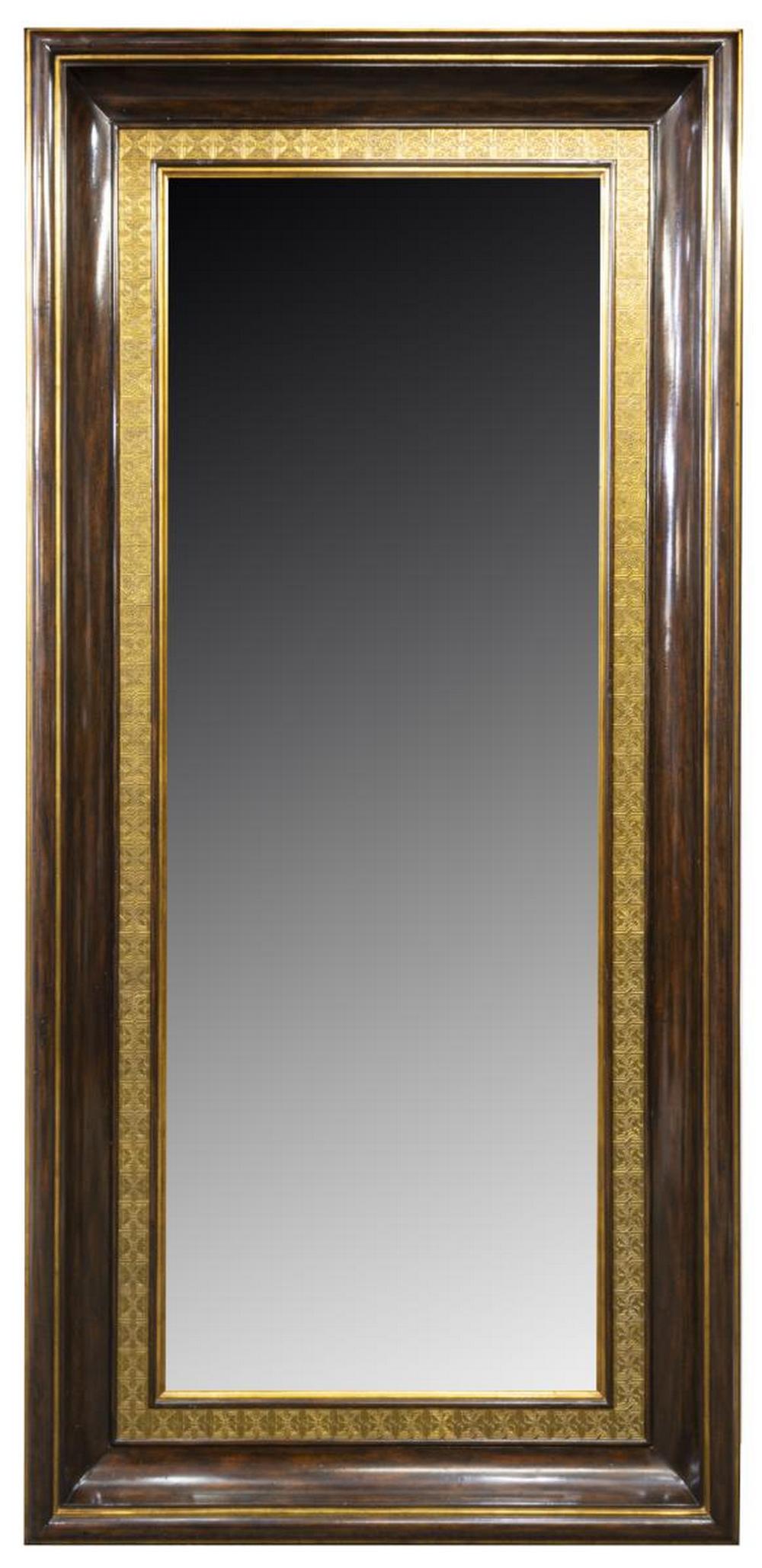 LARGE CONTEMPORARY 'MONACO' FLOOR MIRROR 90" X 41" (1 of 3)