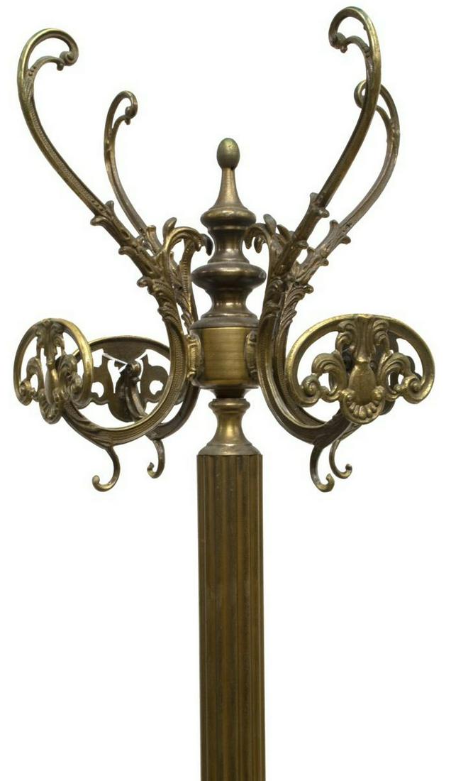 ITALIAN GILT METAL STANDING HALL TREE (1 of 3)