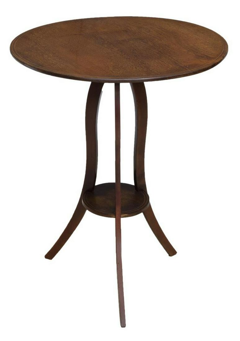 ENGLISH MAHOGANY TILT-TOP TEA TABLE (1 of 2)