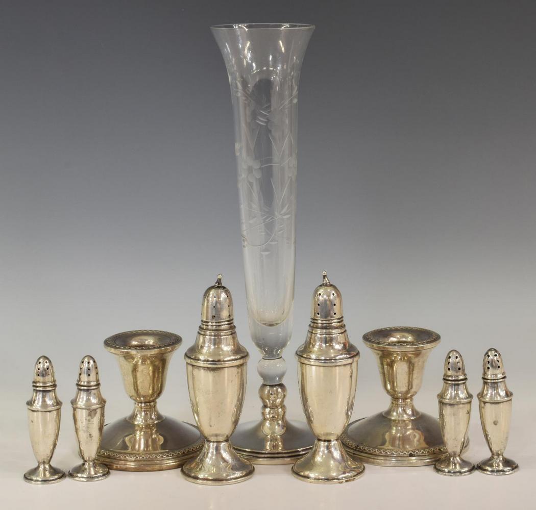 (9) WEIGHTED STERLING SILVER TABLEWARE (1 of 4)