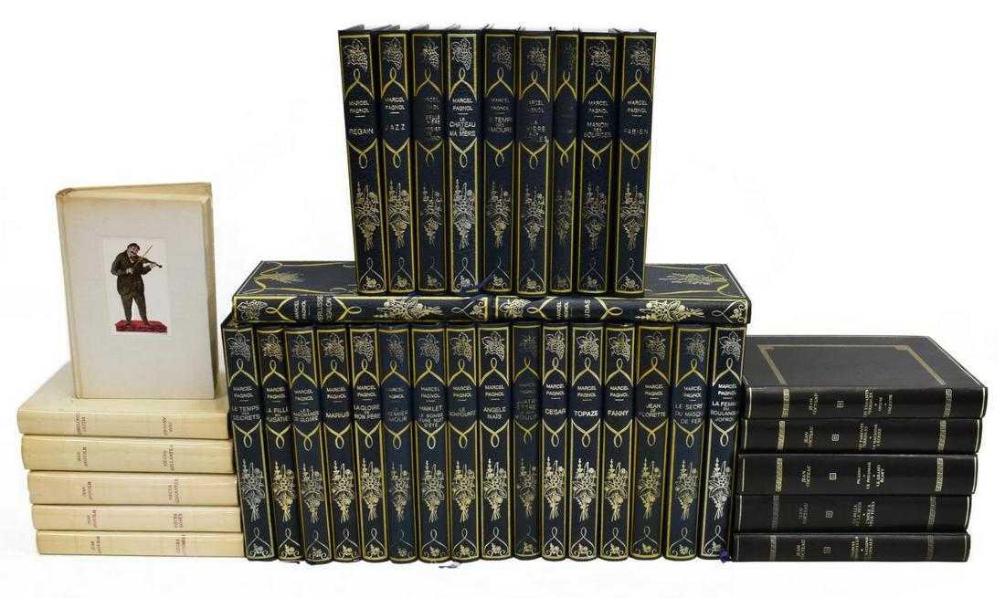 (38) FRENCH LIBRARY SHELF BOOKS (1 of 4)