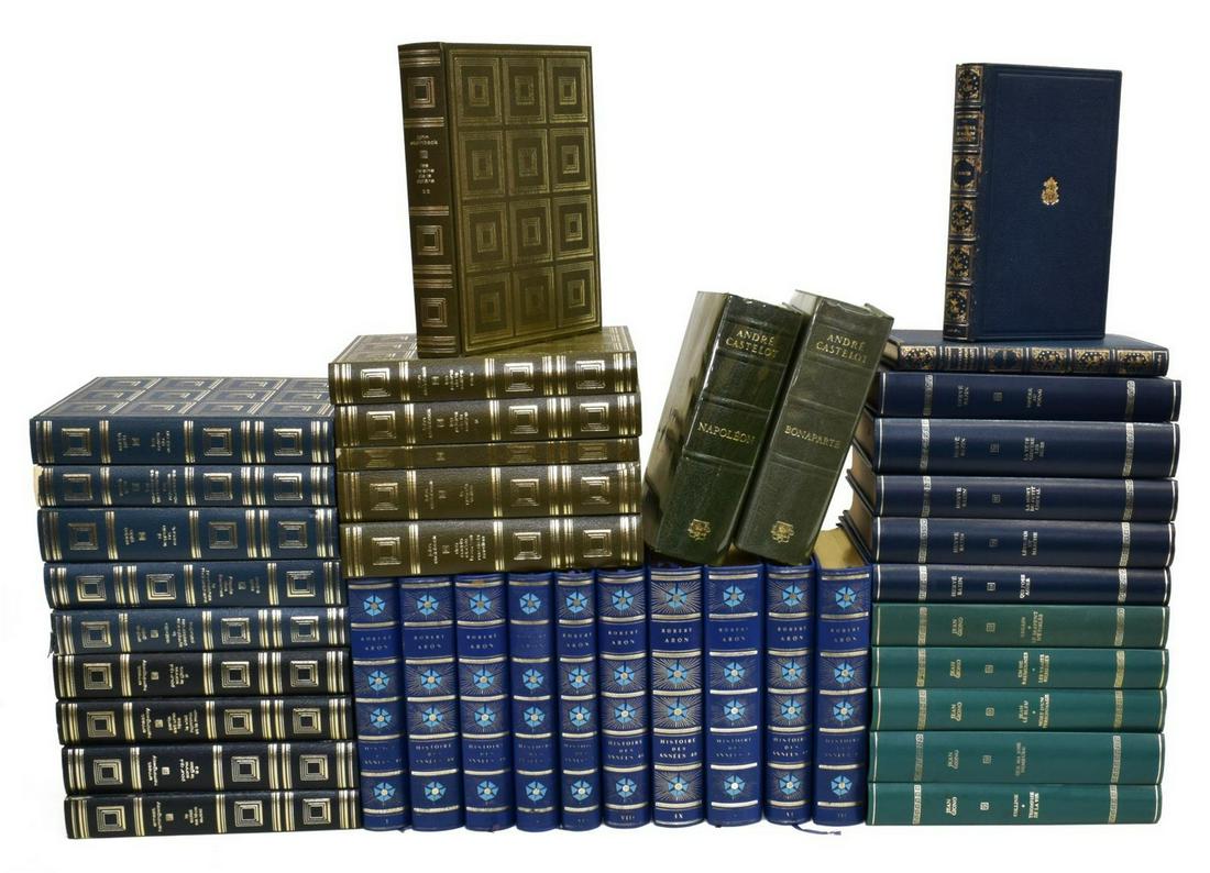 (39) FRENCH LIBRARY SHELF BOOKS (1 of 4)