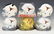 (6)TEXAS LONGHORNS MINI FOOTBALL HELMETS, UNSIGNED - 2