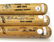 (3)AUTOGRAPHED BALL BATS, BUECHELE, FREY, PETRALLI