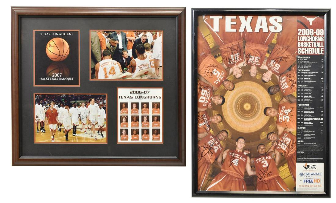 U.T. BASKETBALL, 2008 TEAM AUTOGRAPHS & 2006 PICS (1 of 4)