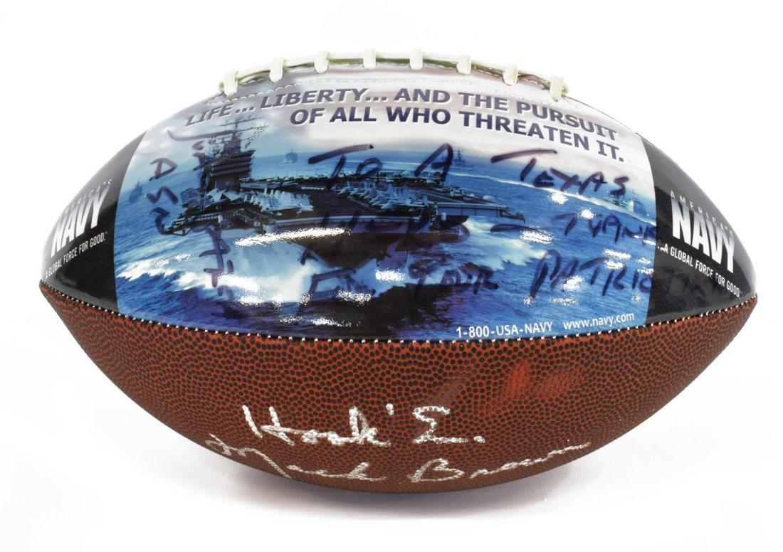 MACK BROWN AUTOGRAPHED FOOTBALL (1 of 4)