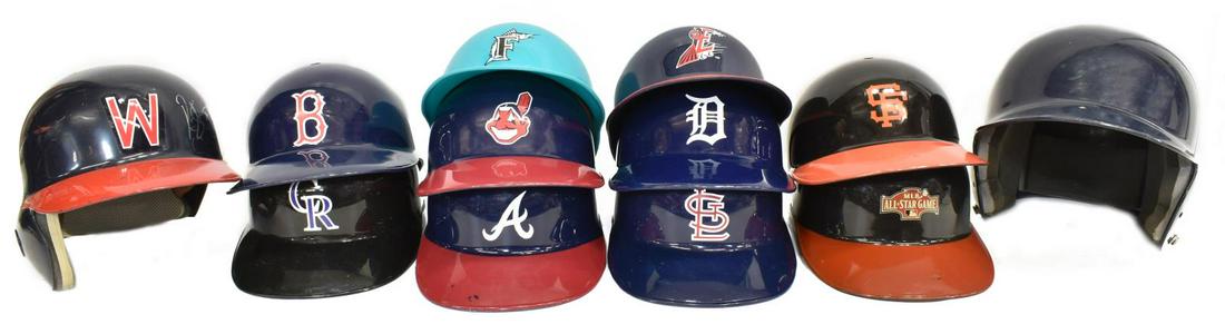 (12) REGULATION & REPLICA BASEBALL HELMETS (1 of 4)