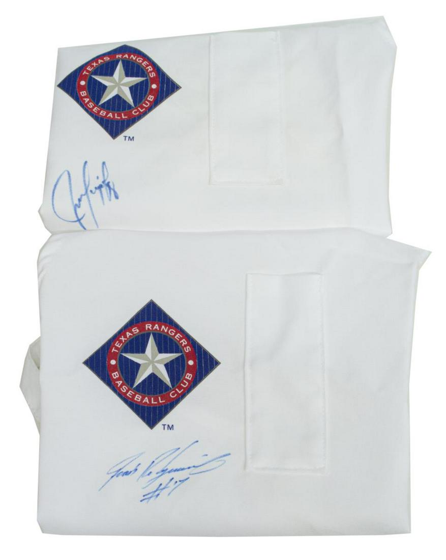 (2) AUTOGRAPHED TEXAS RANGERS BASEBALL ITEMS (1 of 1)
