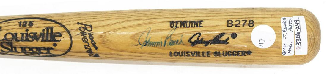 JOHNNY BENCH SIGNED BASEBALL BAT, JSA FF09508 (1 of 3)
