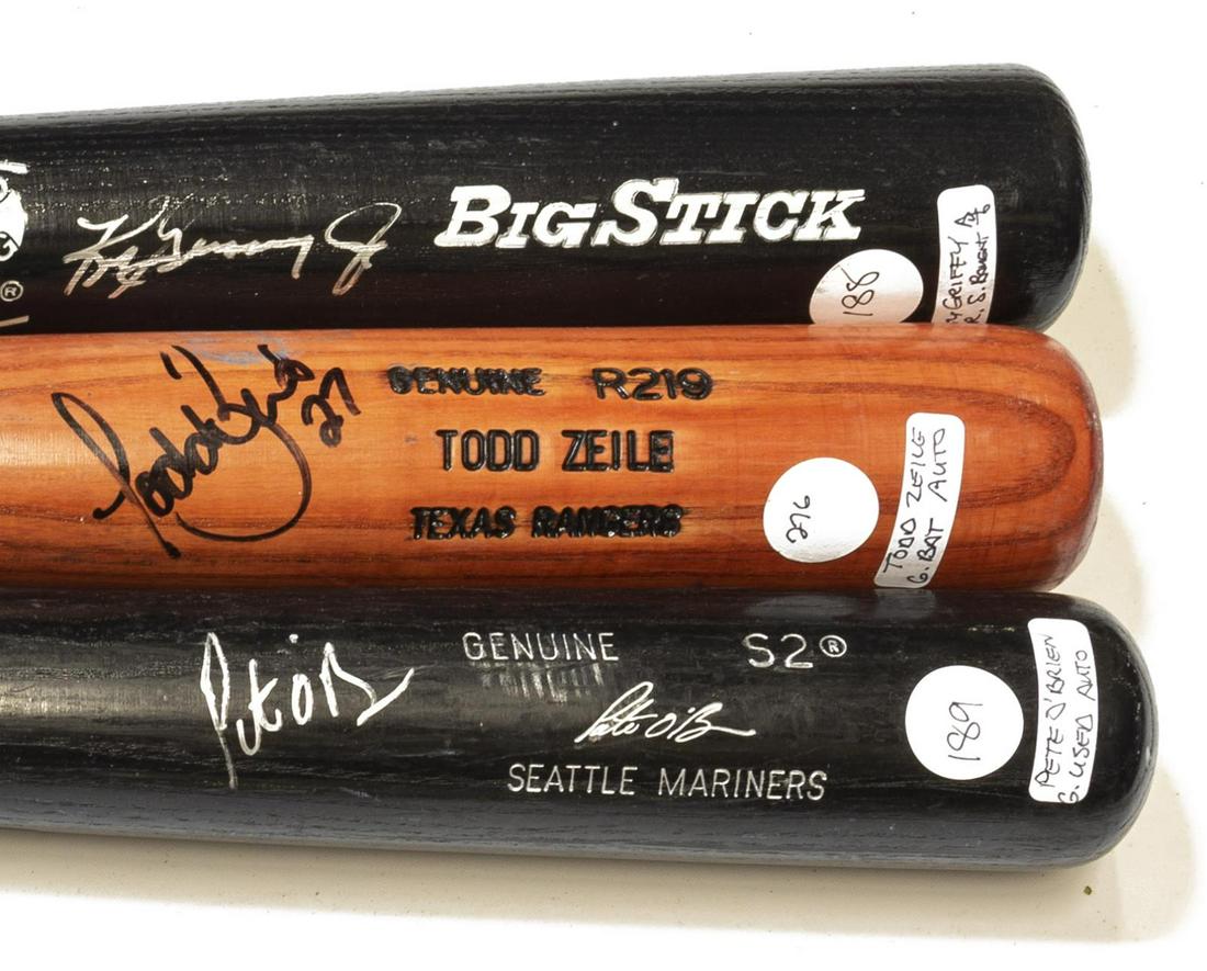 (3) AUTOGRAPHED BALL BATS, GRIFFEY, O (1 of 3)
