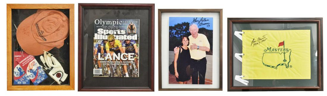 AUTOGRAPHS, GOLF, HEISMAN FOOTBALL & LANCE (1 of 5)