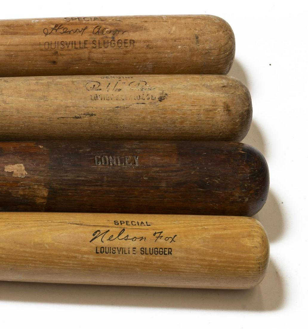 (5) VINTAGE H&B BASEBALL BATS & DISPLAY STAND (1 of 4)