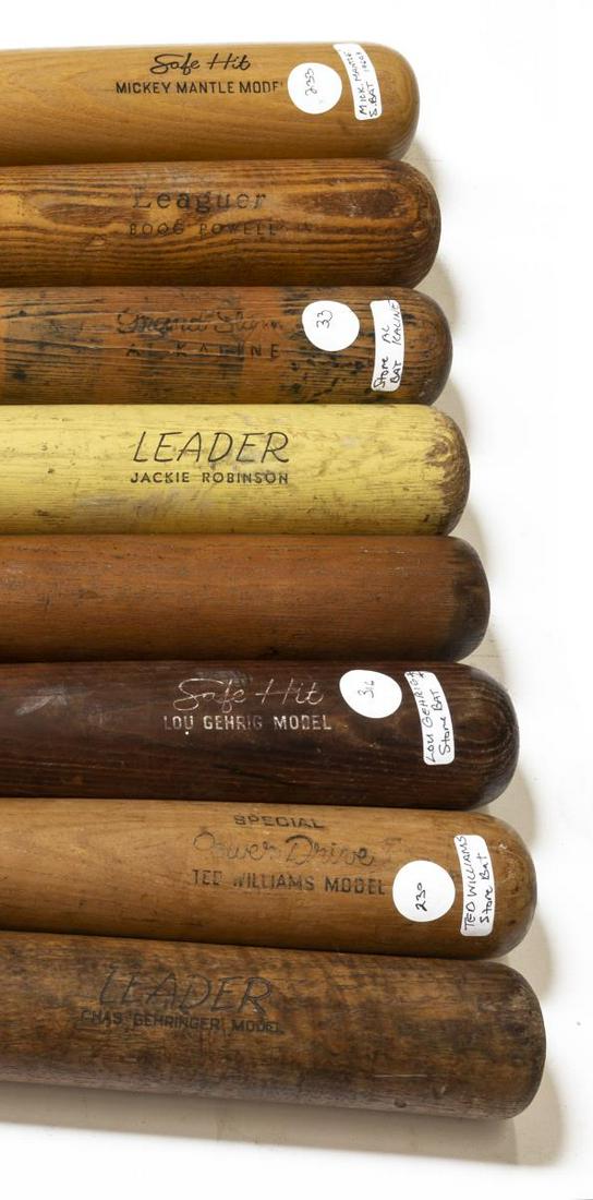 (8) VINTAGE H&B STORE BASEBALL BATS (1 of 3)