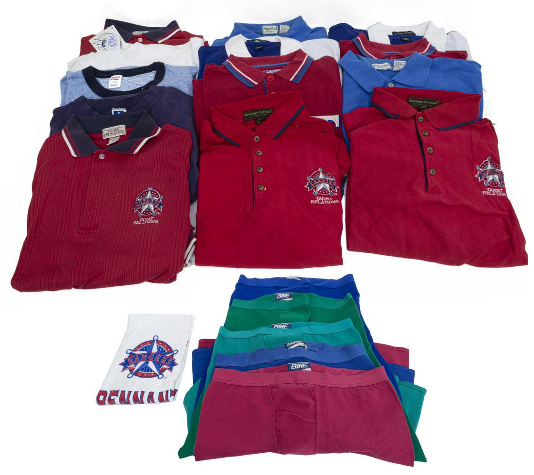 (19) TEXAS RANGERS POLO & TEE SHIRTS, OTHERS (1 of 3)