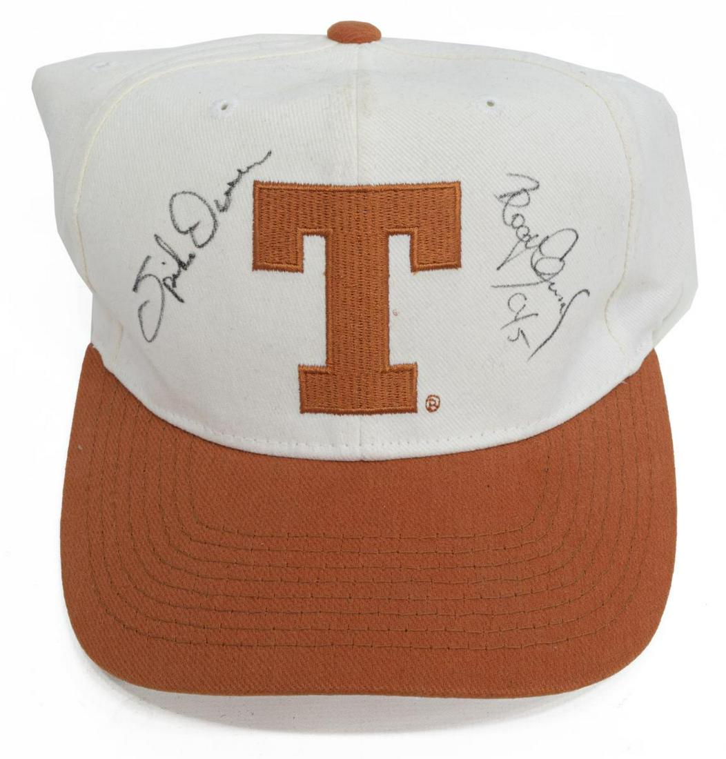 AUTOGRAPHED TEXAS BASEBALL CAP, CLEMENS & OWEN (1 of 1)